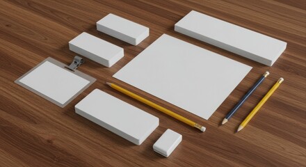 Branding Mockup: Stationery Set.