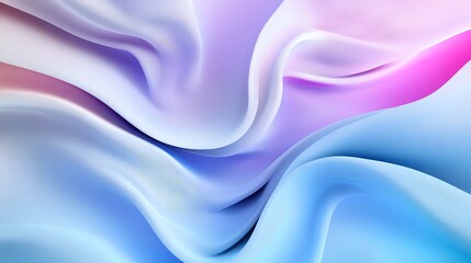 Obraz premium Soft wavy lines forming an elegant gradient, abstract fluid motion background for business concepts