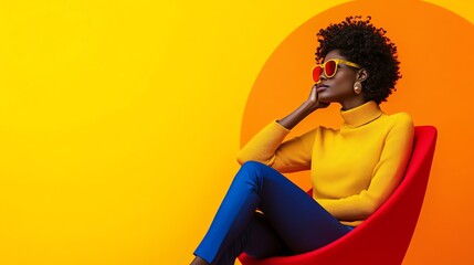 Vibrant duotone gradient with bold contrasting hues, energetic and eyecatching