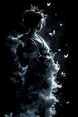 Obraz premium angel with wings