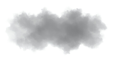 Obraz premium Isolated Cloud Graphic Element on Transparent Background for Design Projects