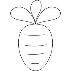 Cute colors and outline Easter