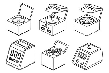 Centrifuges Silhouette The Art of Motion and Precision.eps