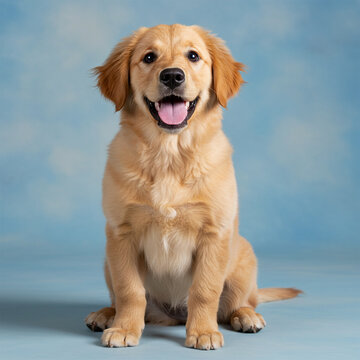 A retriever puppy 2 months