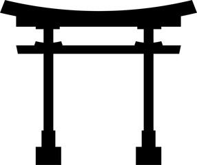 Japan Gate. Torii gate icon