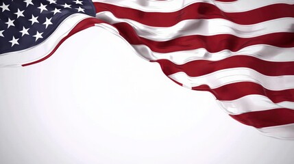Fototapeta premium American Flag 4th of July Memorial Day Labor Day Patriotism Celebration