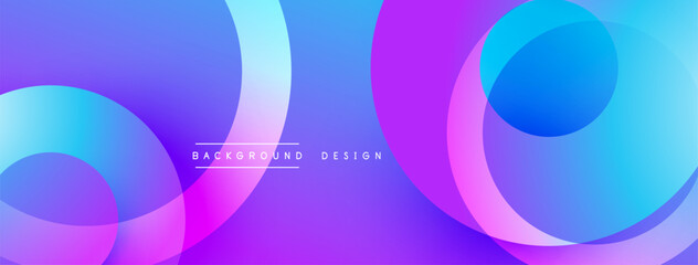 Background design with overlapping circular shapes, featuring smooth gradients and soft lighting effects, creating a dynamic abstract composition