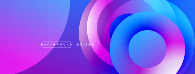 Background design with overlapping circular shapes, featuring smooth gradients and soft lighting effects, creating a dynamic abstract composition