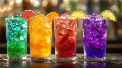 Dive into a spectrum of taste with our best-selling cocktails! Vibrant hues, bold flavors, and a perfect blend await you at the bar. Cheers to indulgence!