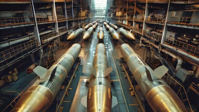 video of Production of ballistic missiles 
