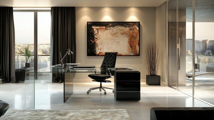 Modern Executive Office Interior