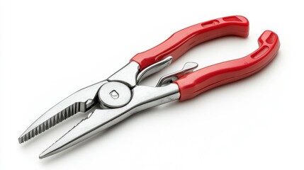 Using pliers for diy projects home workshop tool photography bright background close-up handyman skills