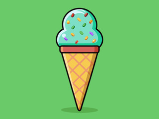 funky ice cream cone
