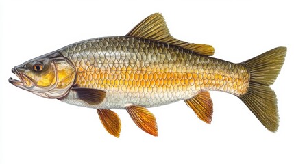 Catching a glimpse of a beautiful fish in nature wildlife photography freshwater habitat close-up view