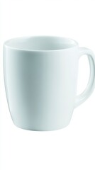 Sleek White Porcelain Mug - Exquisite Everyday Drinkware