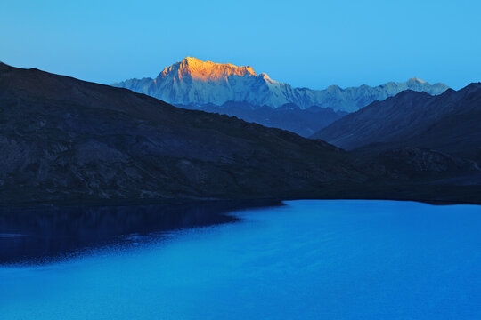 Nanga Parbat 8126m.
Nanga Parbat as seen fron Deosai National Park at early morning 