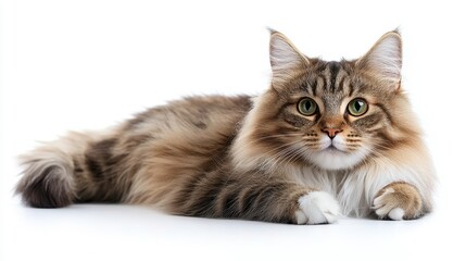 Playful cat relaxing at home portrait photography indoor space natural light feline beauty