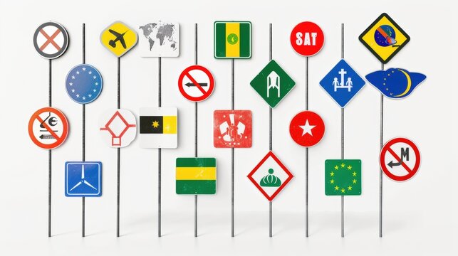 Global Road Signs Collection.