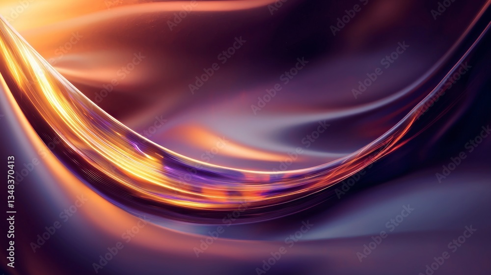Poster abstract neon swirl dynamic ai generated art high resolution background