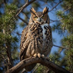 Obraz premium owl in the tree