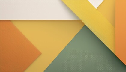 3d geometric abstract background overlap layer on bright space with halftone decoration.