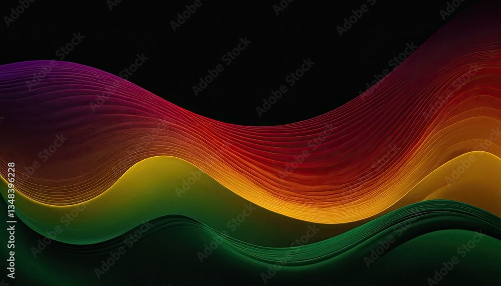 Poster abstract dynamic gradient background 1