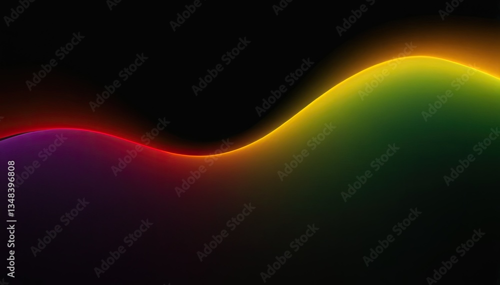 Poster abstract design background with rainbow colours 4
