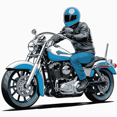 Fototapeta premium motorbike vector for graphic design