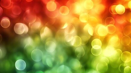 Vibrant Colorful Gradient Bokeh Background with Lens Flare Effect