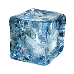 ice cube isolated on white background