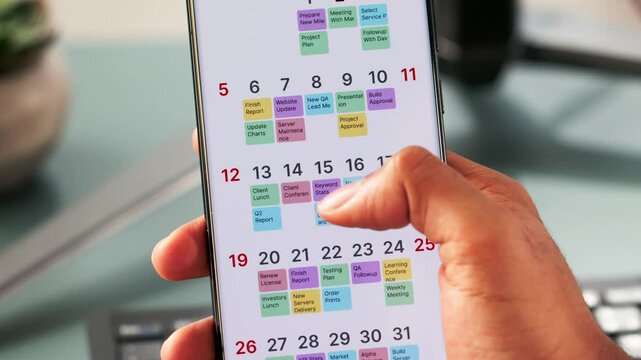 Appointment Schedule Planner And Date Calendar On Laptop
