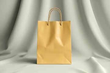 A Simple, Elegant Kraft Paper Gift Shopping Bag