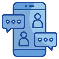 Fototapeta premium Chat Bubble Icon Element For Design