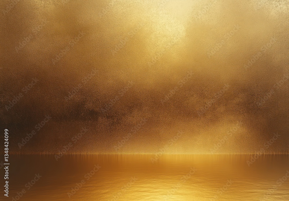 Poster shiny gold metallic texture background gradient paper abstract design