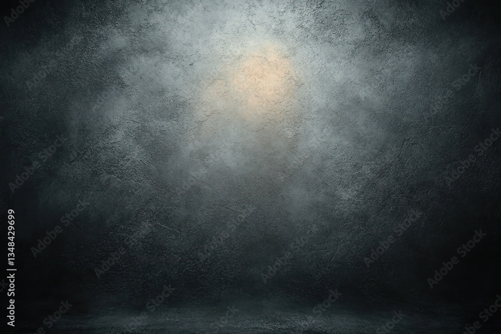 Poster minimalist abstract gray background with soft diffuse light for studio photography