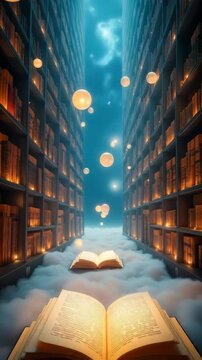 The Akashik chronicles or records, ethereal universe eternal library in Heaven
