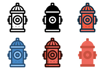 fire hydrant icon vector illustration