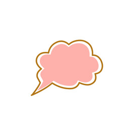 retro comic speech bubble