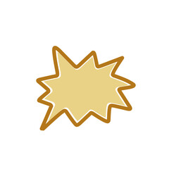 retro comic speech bubble