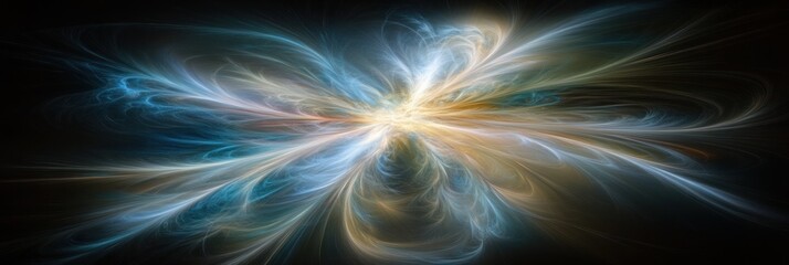 Naklejka premium Abstract ethereal energy explosion