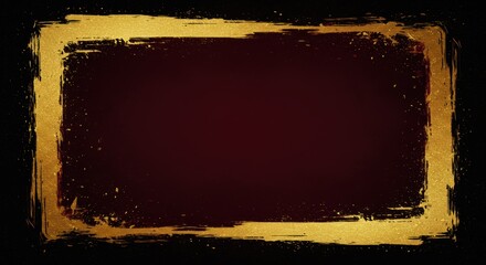 Download golden frame border background for invitation card and banner design use