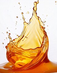蜂蜜、はちみつ、黄金、液体、スプラッシュ、飛び散る