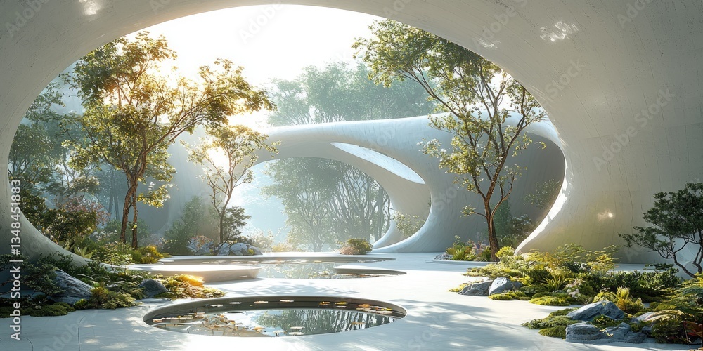 Aufkleber A visually striking abstract design using concept art, emphasizing the innovative and captivating nature of artistic concepts to create a modern artistic effect.