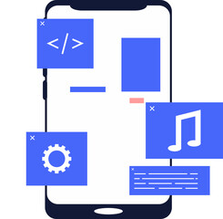 App Development Illustration