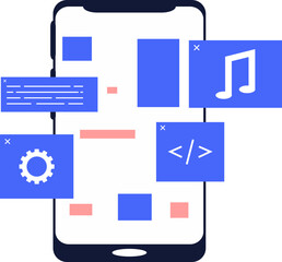 App Development Illustration