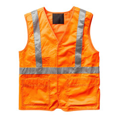 High visibility safety vest with reflective stripes, ideal for construction and outdoor work