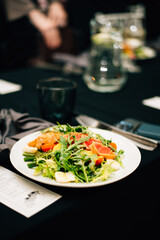 Tuna salad on a plate