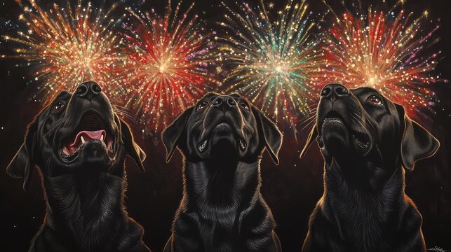 1. **Fireworks Stressing Pets: New Year Fear for Dogs and Cats**