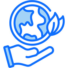 Fototapeta premium Earth Care Icon