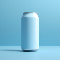 can of soda isolated on white